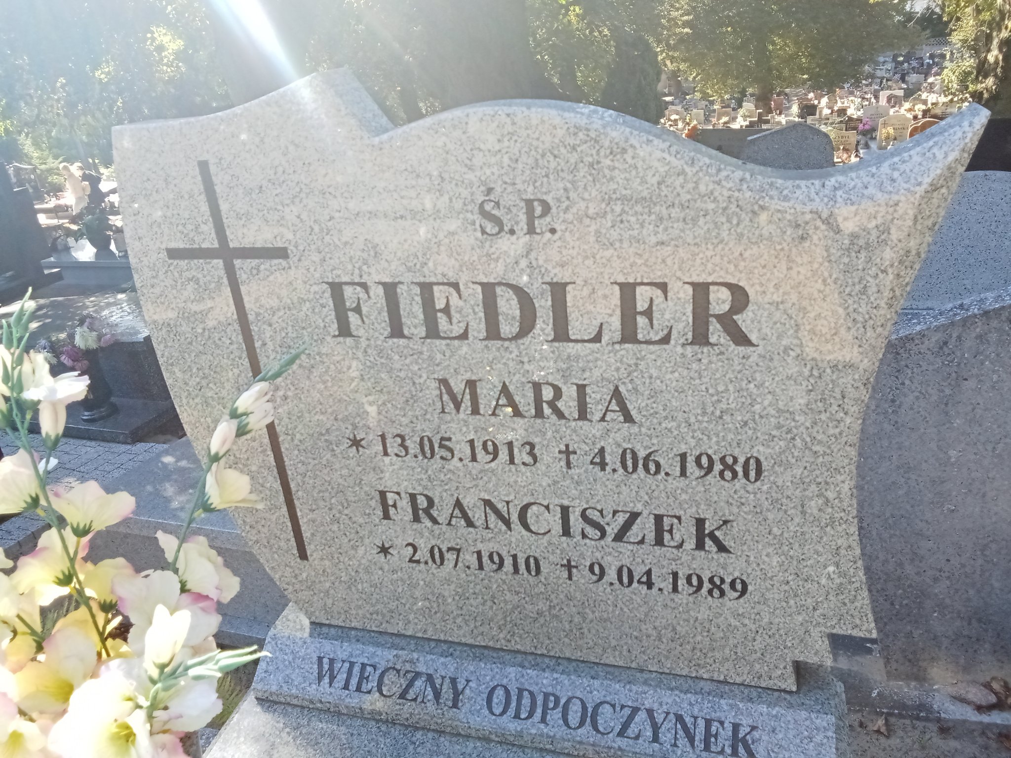 Maria Fiedler 1913 Murowana Goślina - Grobonet - Wyszukiwarka osób pochowanych