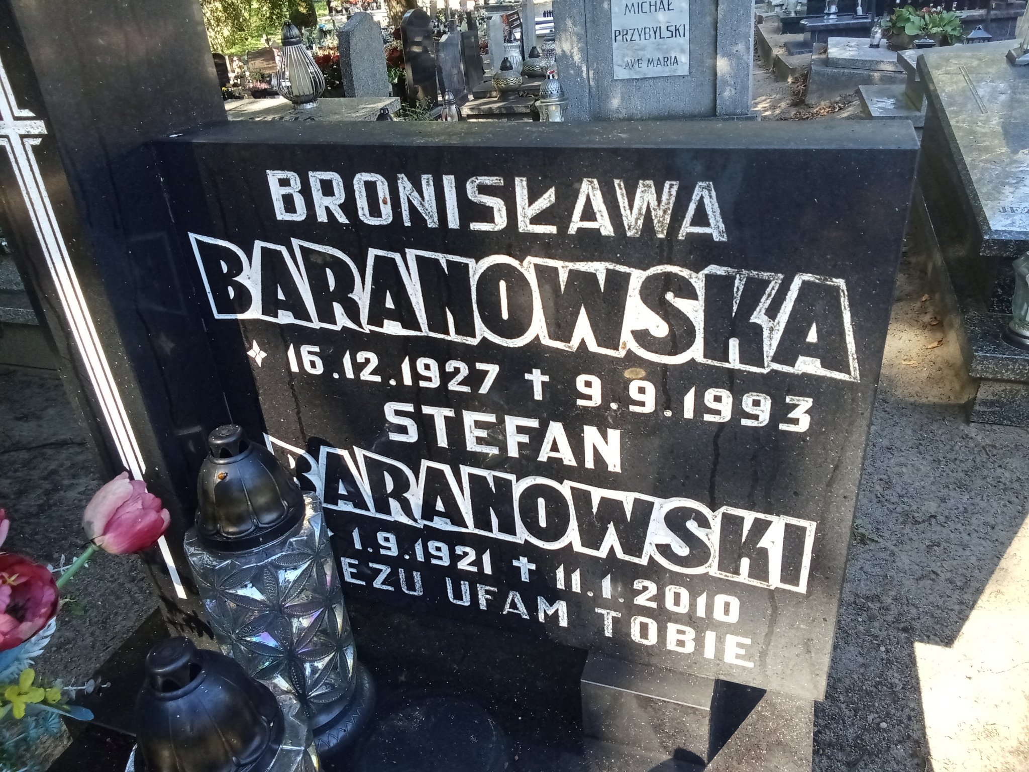 Bronisława Baranowska 1927 Murowana Goślina - Grobonet - Wyszukiwarka osób pochowanych