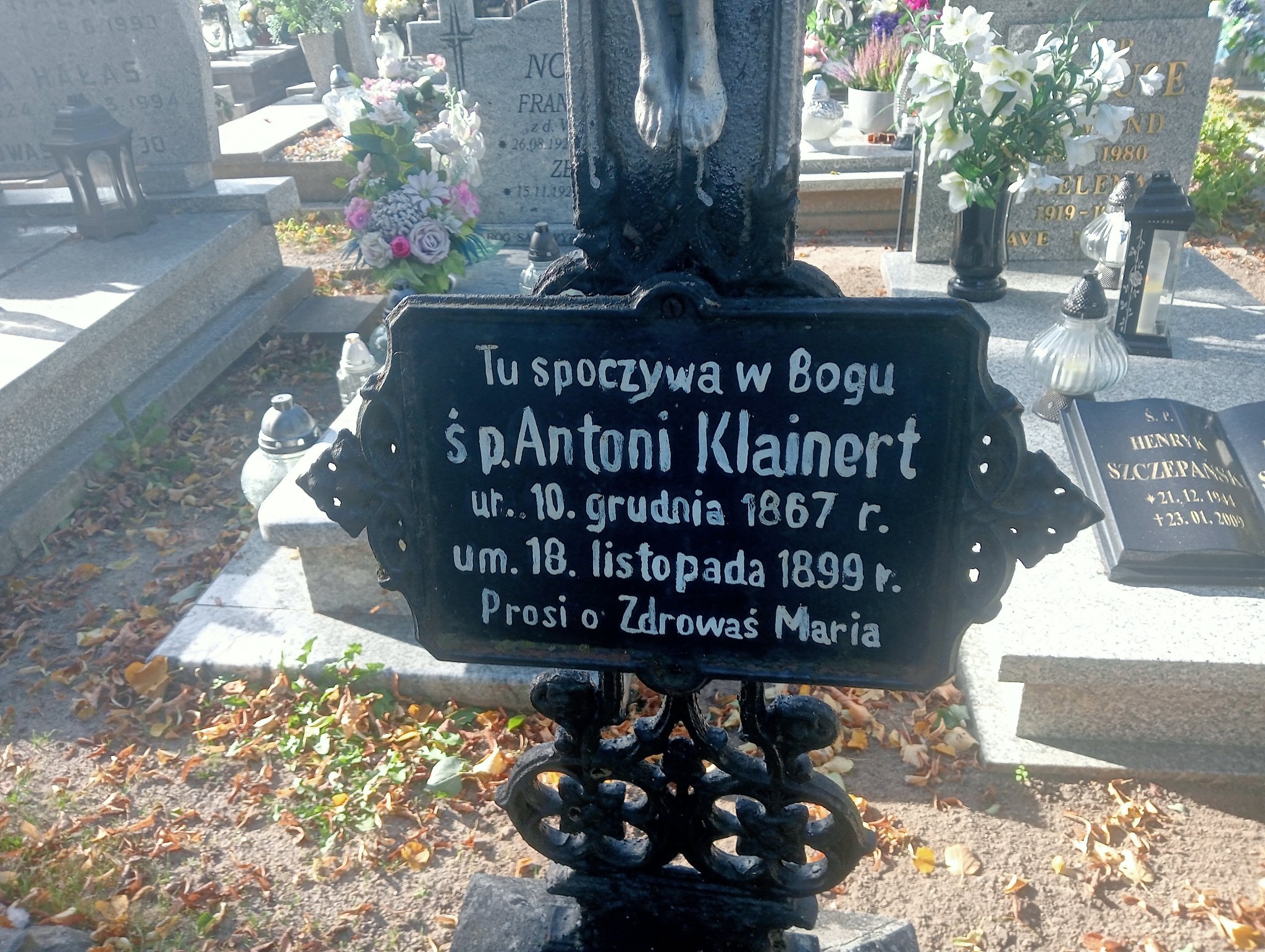 Stefan Klainert 1897 Murowana Goślina - Grobonet - Wyszukiwarka osób pochowanych