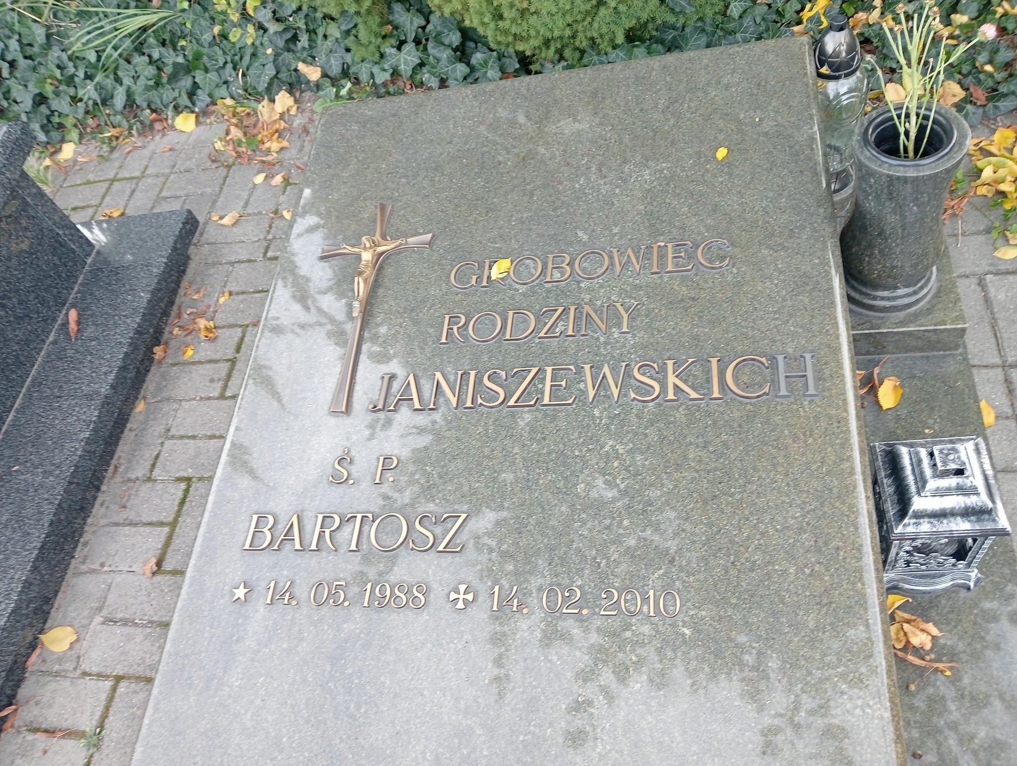 Bartosz Janiszewski 1988 Murowana Goślina - Grobonet - Wyszukiwarka osób pochowanych