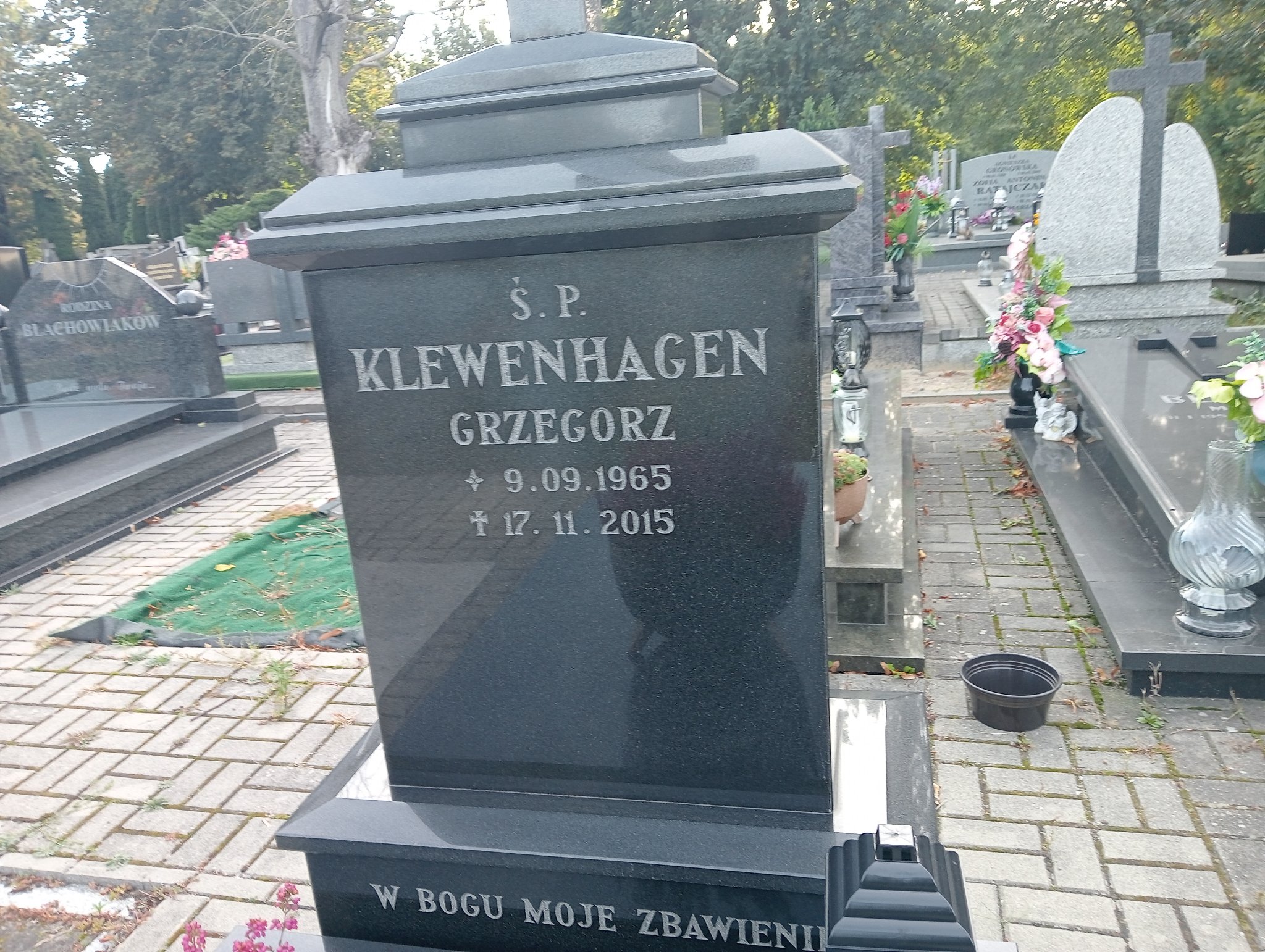 Grób Grzegorz Klewenhagen