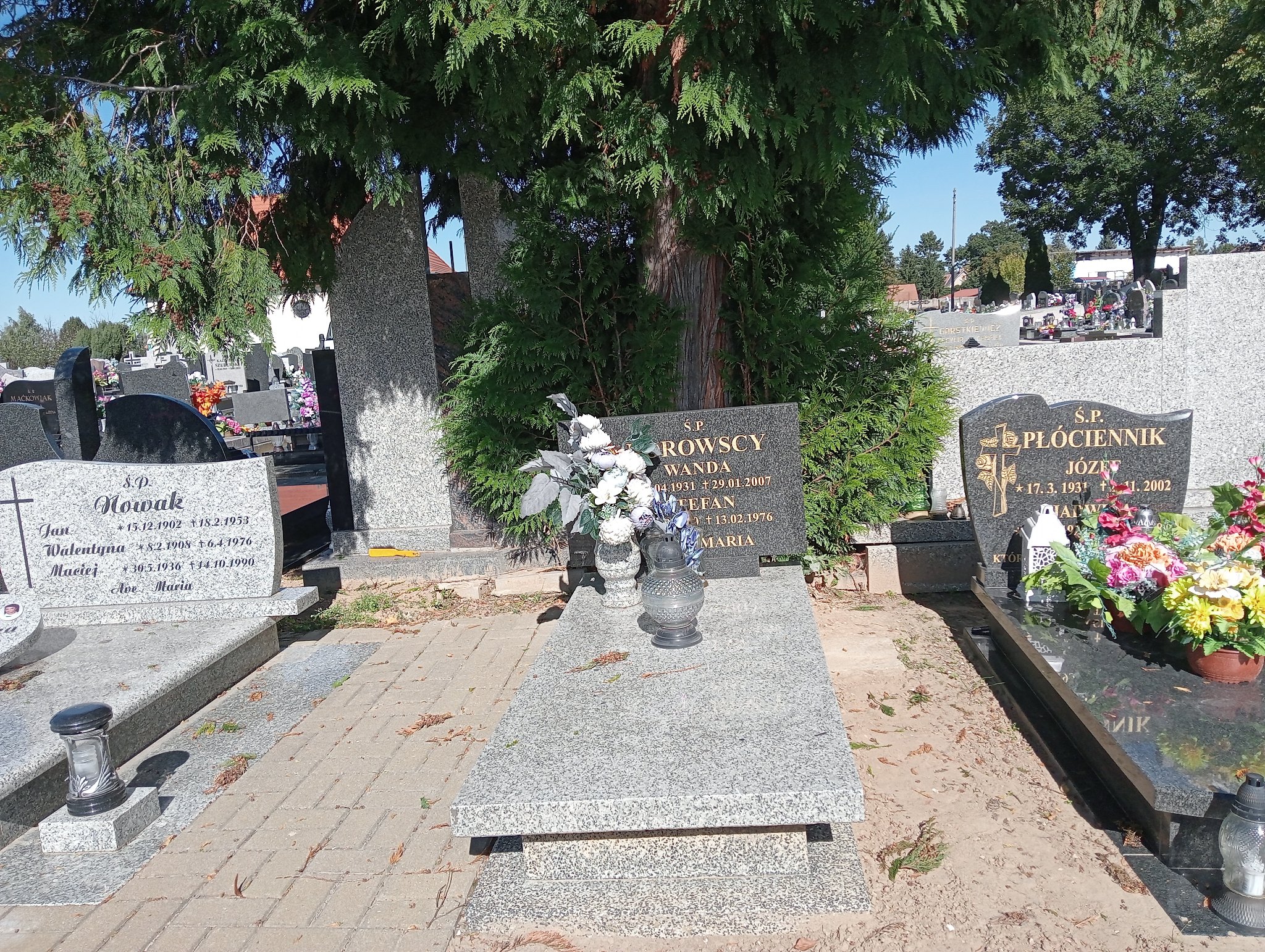 Grób Wanda Borowska