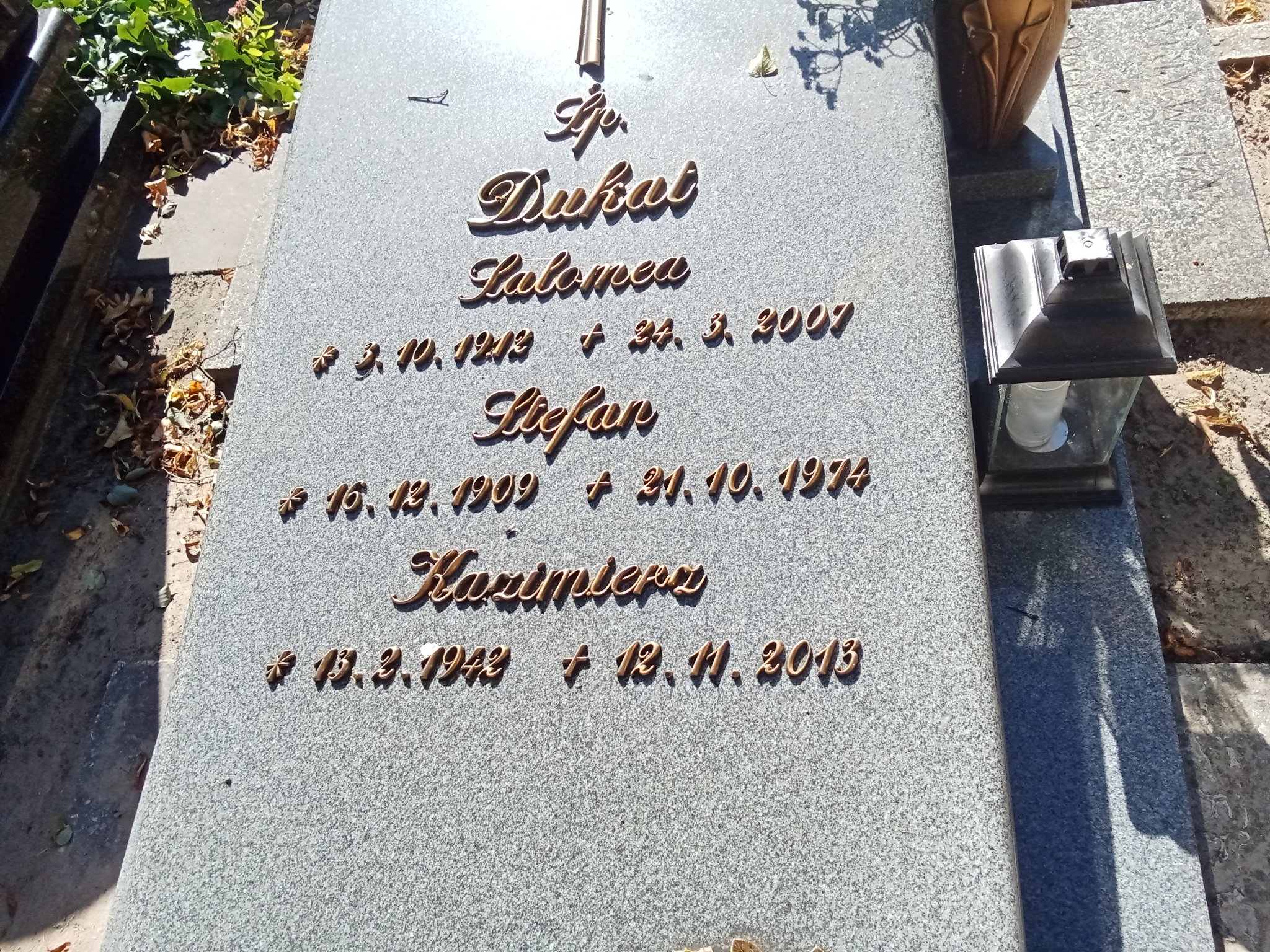 Stefan Dukat 1909 Murowana Goślina - Grobonet - Wyszukiwarka osób pochowanych