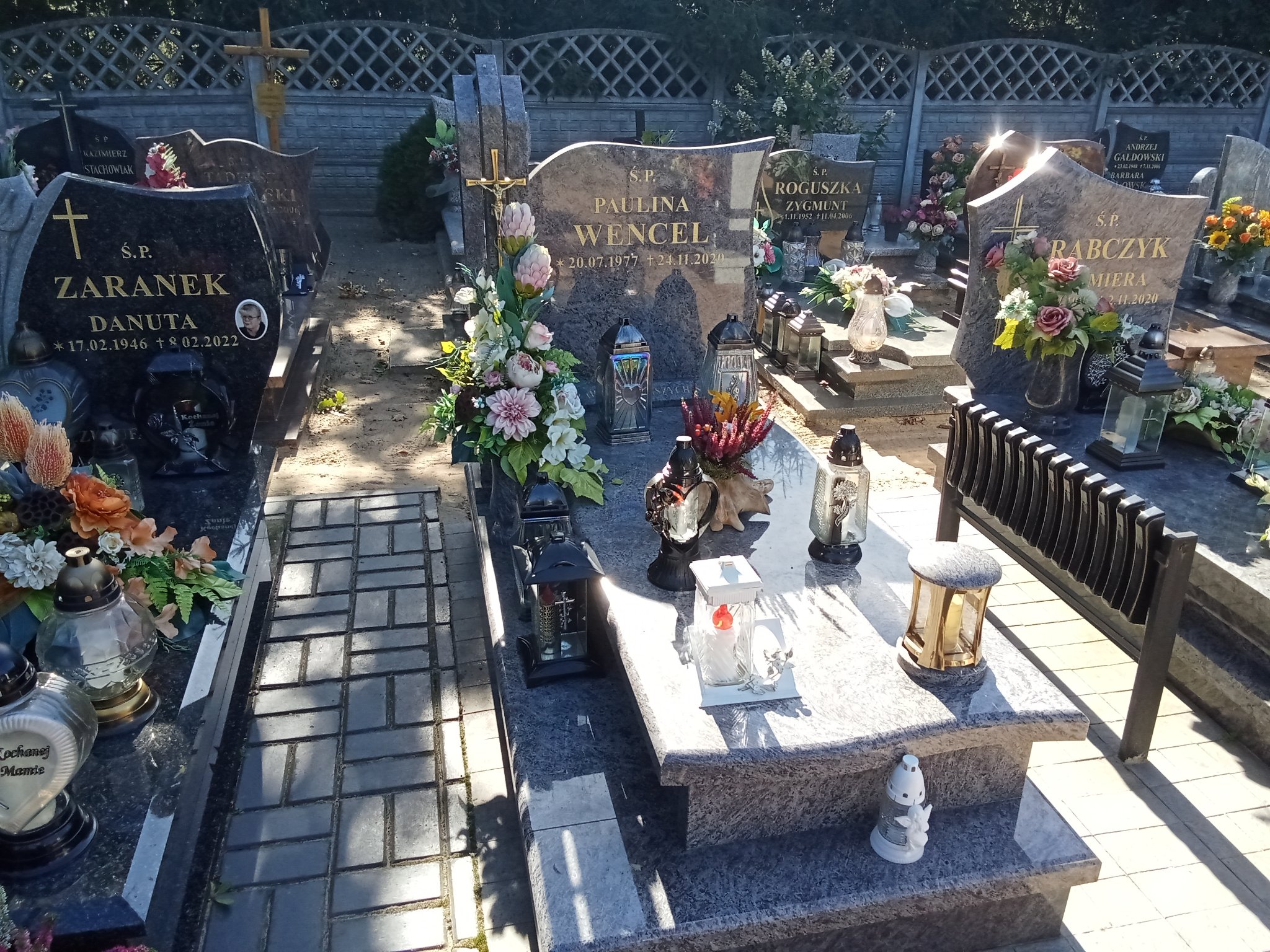 Grób Paulina Wencel